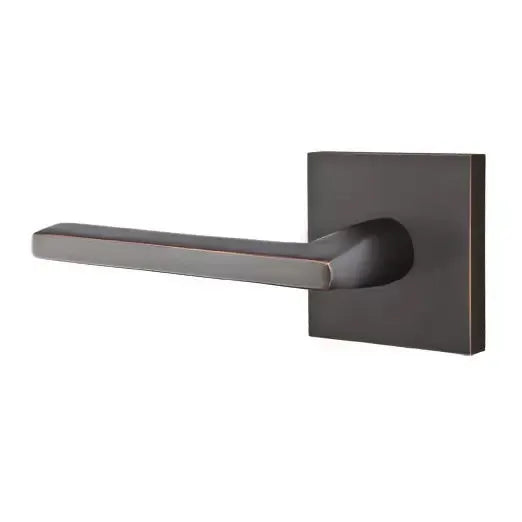 Emtek Helios Door Lever with Square Rose by Emtek