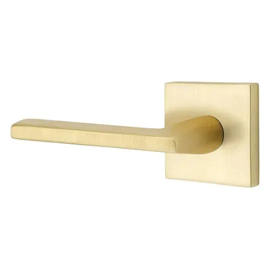 Emtek Helios Door Lever with Square Rose by Emtek