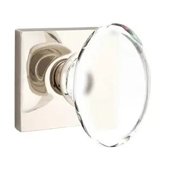 Emtek Hampton Door Knob with Square Rose by Emtek