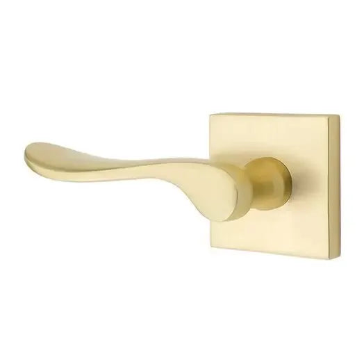 Emtek Luzern Door Lever with Square Rose by Emtek