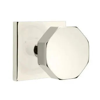 Emtek Octagon Door Knob with Square Rose by Emtek
