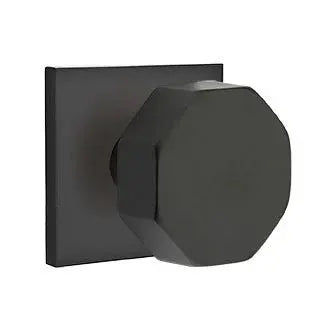 Emtek Octagon Door Knob with Square Rose by Emtek