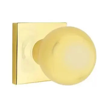 Emtek Orb Door Knob and Square Rose by Emtek