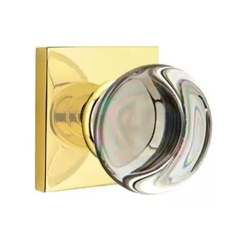 Emtek Providence Door Knob with Square Rose by Emtek