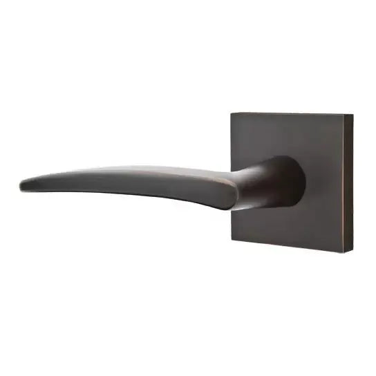 Emtek Poseidon Door Lever with Square Rose by Emtek