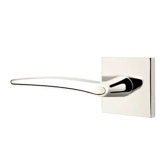 Emtek Poseidon Door Lever with Square Rose by Emtek