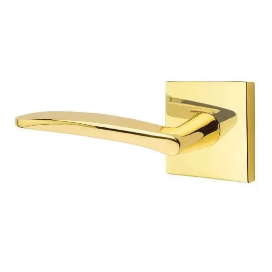 Emtek Poseidon Door Lever with Square Rose by Emtek