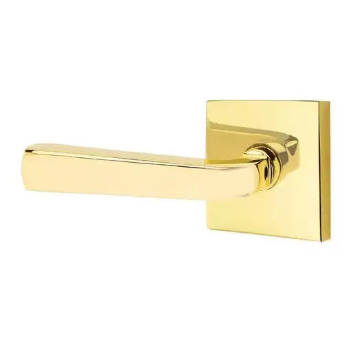 Emtek Sion Door Lever with Square Rose by Emtek