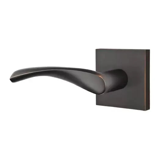 Emtek Triton Door Lever with Square Rose by Emtek