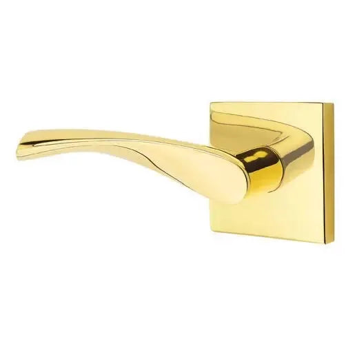 Emtek Triton Door Lever with Square Rose by Emtek