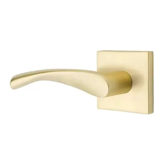 Emtek Triton Door Lever with Square Rose by Emtek