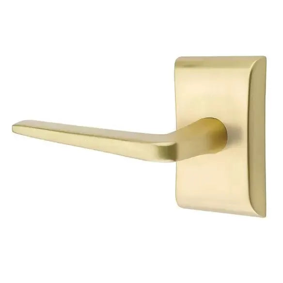 Emtek Athena Door Lever with Neos Rose by Emtek