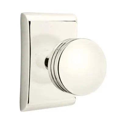 Emtek Bern Door Knob and Neos Rose by Emtek