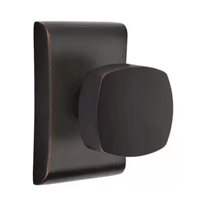 Emtek Freestone Door Knob and Neos Rose by Emtek
