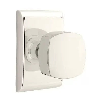 Emtek Freestone Door Knob and Neos Rose by Emtek