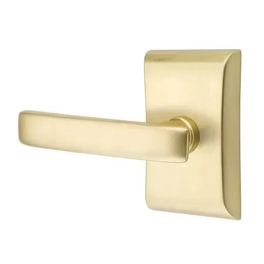 Emtek Geneva Door Lever with Neos Rose by Emtek