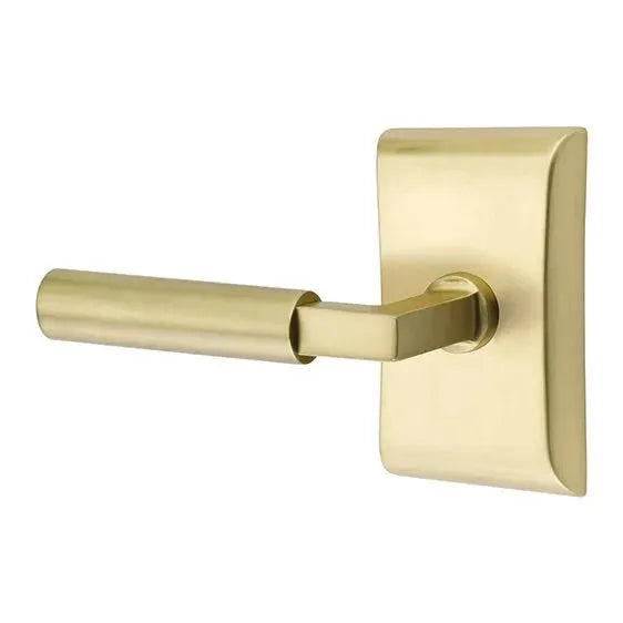 Emtek Hercules Door Lever with Neos Rose by Emtek