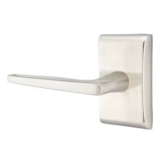 Emtek Hermes Door Lever with Neos Rose by Emtek