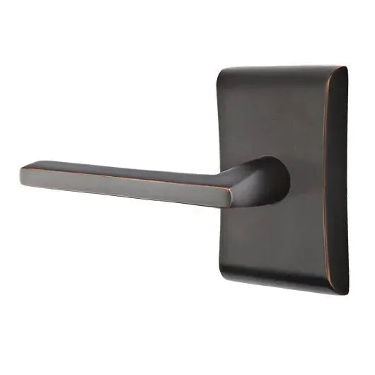 Emtek Helios Door Lever with Neos Rose by Emtek