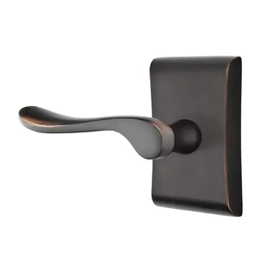 Emtek Luzern Door Lever with Neos Rose by Emtek
