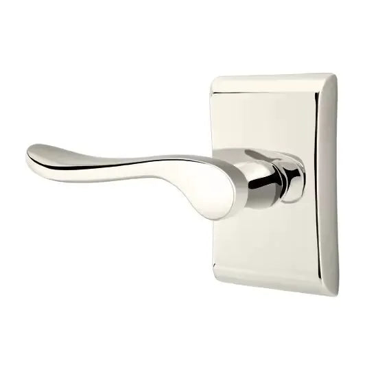 Emtek Luzern Door Lever with Neos Rose by Emtek