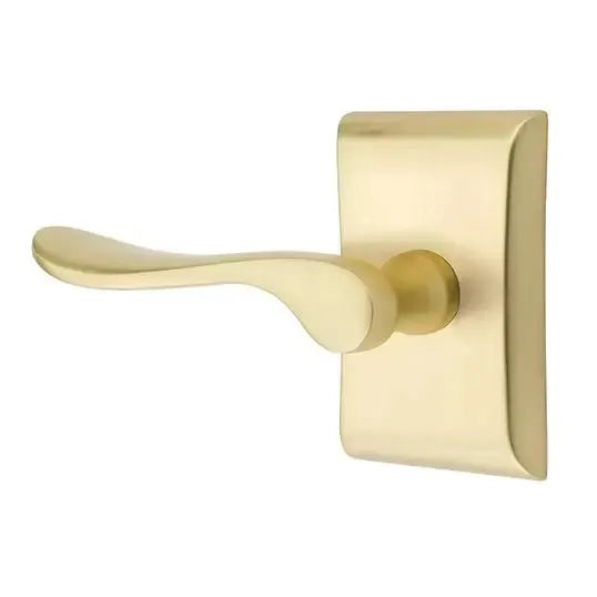 Emtek Luzern Door Lever with Neos Rose by Emtek