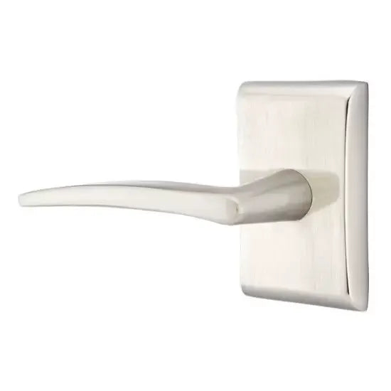 Emtek Poseidon Door Lever with Neos Rose by Emtek