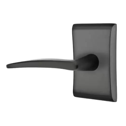 Emtek Poseidon Door Lever with Neos Rose by Emtek