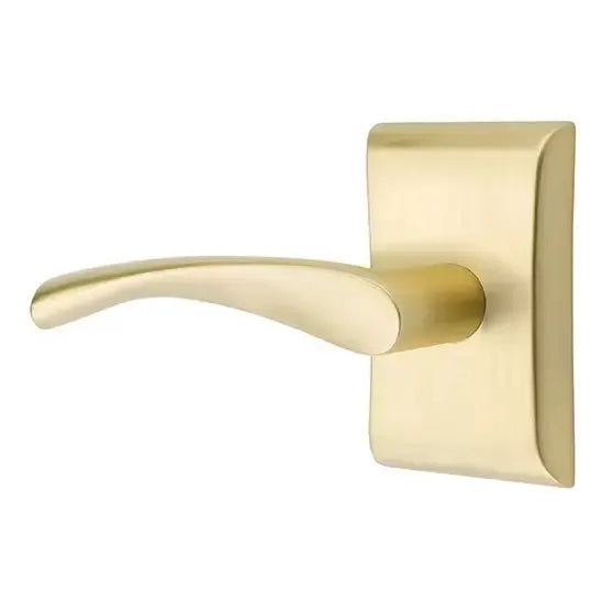 Emtek Triton Door Lever with Neos Rose by Emtek