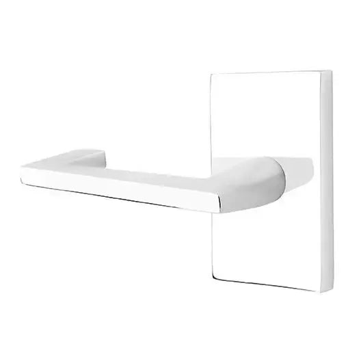 polished chrome door lever