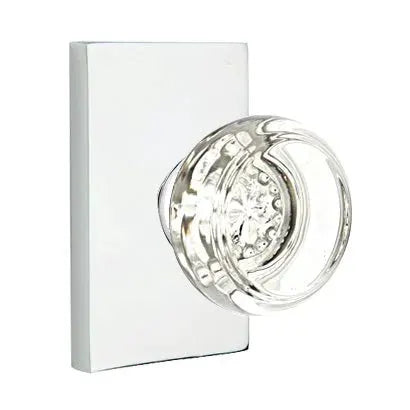 polished chrome door knob