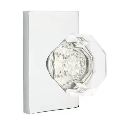 polished chrome door knob