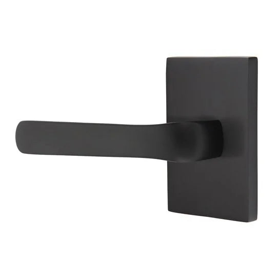 polished chrome door lever