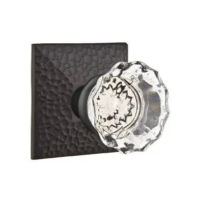 flat black door knob