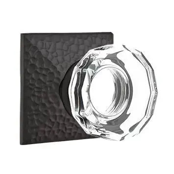 flat black door knob