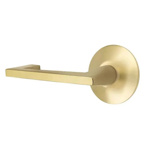 Emtek Argos Door Lever with Modern Rose by Emtek