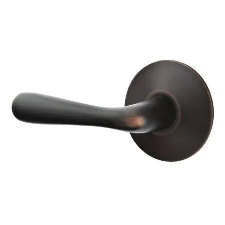 Emtek Basel Door Lever with Modern Rose by Emtek