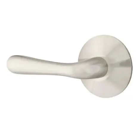 Emtek Basel Door Lever with Modern Rose by Emtek