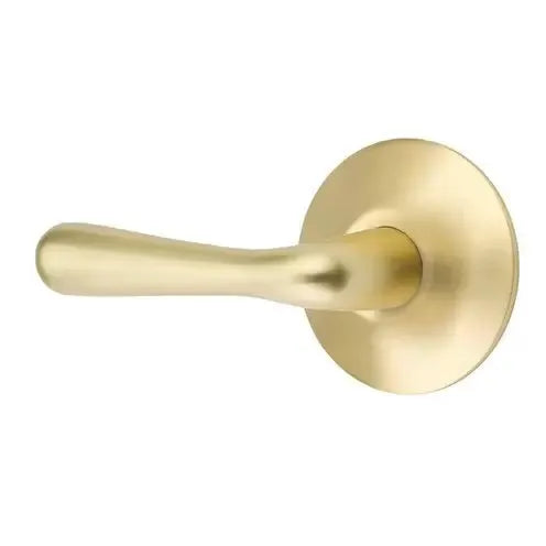 Emtek Basel Door Lever with Modern Rose by Emtek