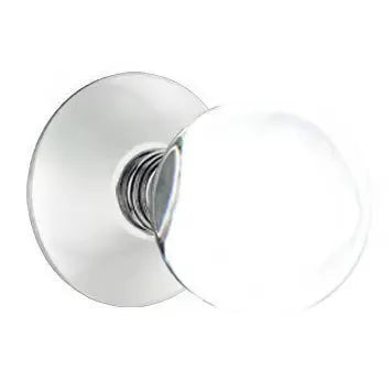 polished chrome door knob