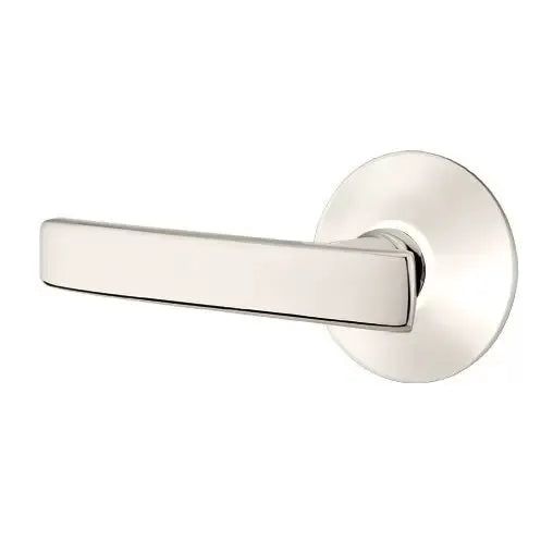 Emtek Geneva Door Lever with Modern Rose by Emtek