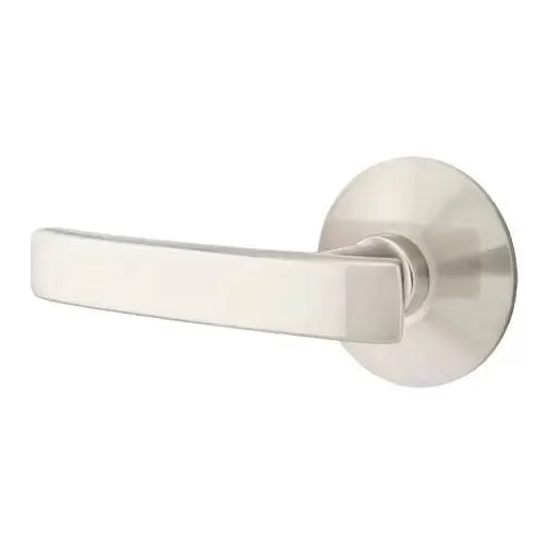 Emtek Geneva Door Lever with Modern Rose by Emtek
