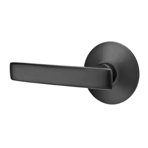 Emtek Geneva Door Lever with Modern Rose by Emtek