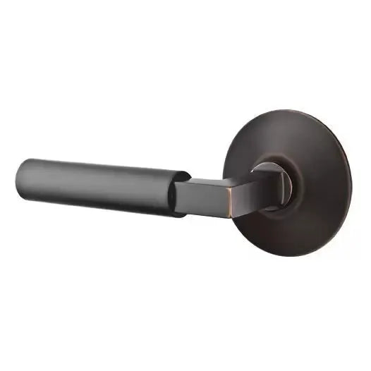 Emtek Hercules Door Lever with Modern Rose by Emtek