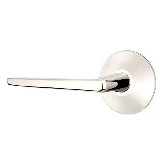 Emtek Hermes Door Lever with Modern Rose by Emtek