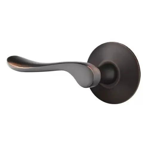 Emtek Luzern Door Lever with Modern Rose by Emtek