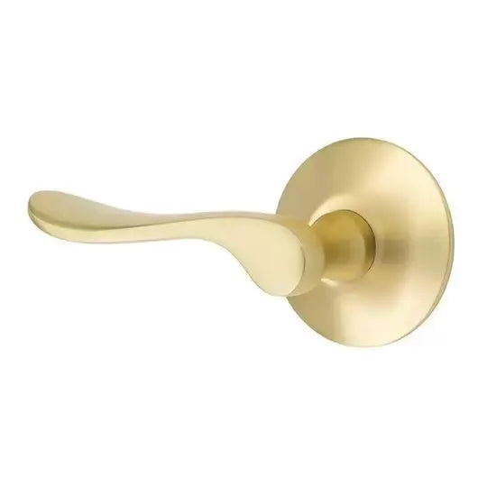 Emtek Luzern Door Lever with Modern Rose by Emtek