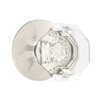polished chrome door knob