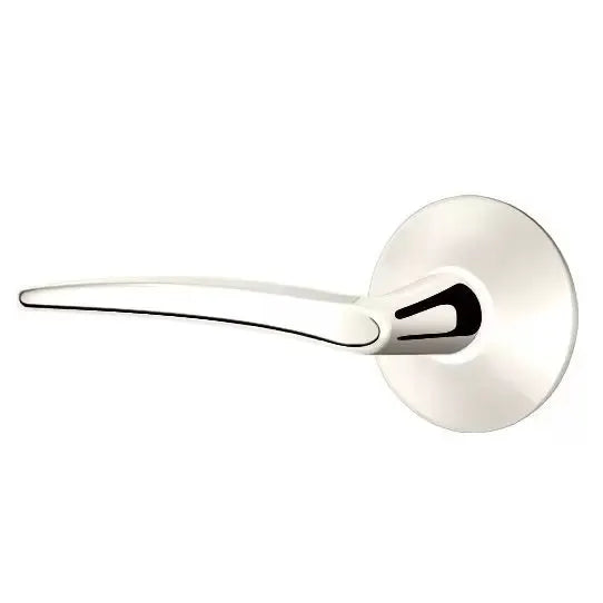 Emtek Poseidon Door Lever with Modern Rose by Emtek