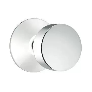 polished chrome door knob